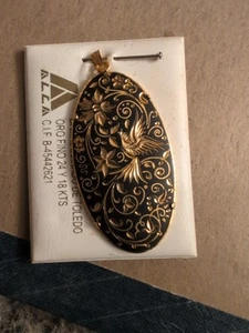 Vintage Damasquinado de Toledo Halskette Anhänger Metall - Bild 1 von 1