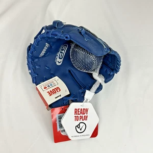 Franklin Sports 9" blau Teeball Handschuh (spielbereit, kein Einbruch erforderlich) Neu mit Etikett - Bild 1 von 7