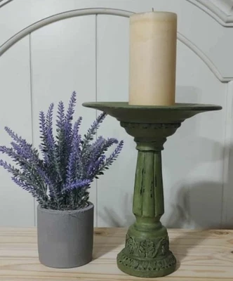 农舍乡村铸铁烛台复古仿旧烛台金属 — 第 1/4 张图片