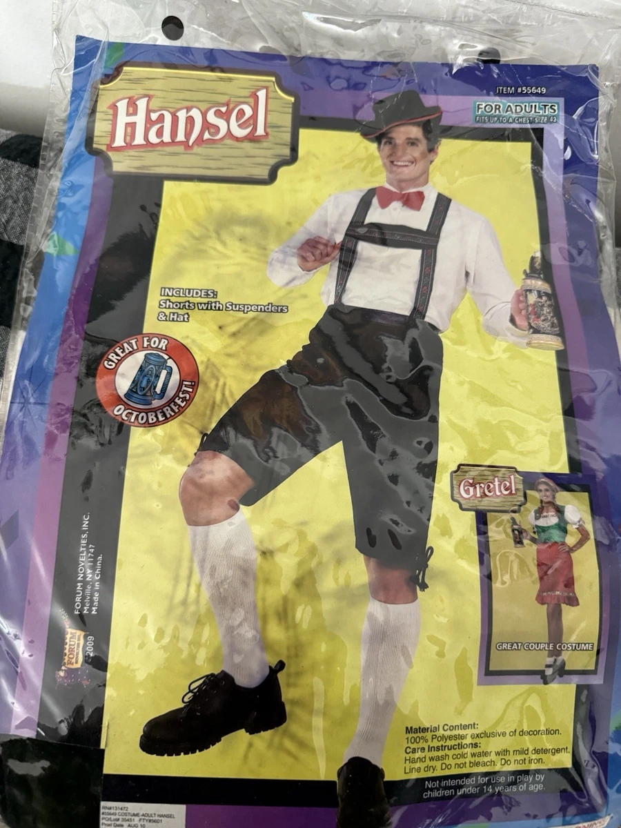 Forum Novelties Men's Hansel Costume | Simple Fairy Tale Character Outfit For Halloween Or Dress-Up (Includes Tie), Size XL