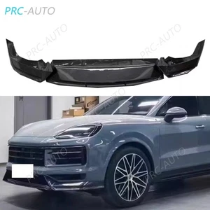 Real Carbon Front Lower Spoiler Lip Splitter For 2024-2025 Porsche Cayenne Coupe - Picture 1 of 8