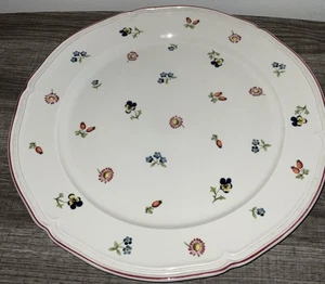 VILLEROY & BOCH LUXEMBURG PETITE FLEUR 13" PORZELLAN ÜBERBACKENE SERVIERPLATTE - Bild 1 von 8