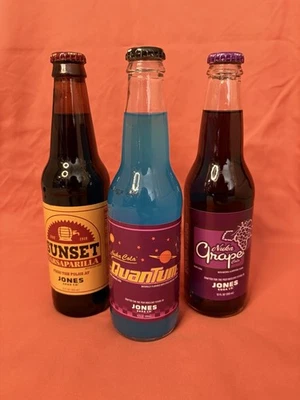 Fallout X Jones Soda - Nuka Cola / Nuka Quantum / Sunset Sarsaparilla - 3 Pack - Image 1 of 3