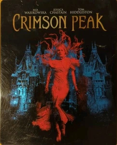 Crimson Peak Blu-Ray (Rare Steelbook/ Steelcase, **PAL European Import**) VG f/s - Picture 1 of 5