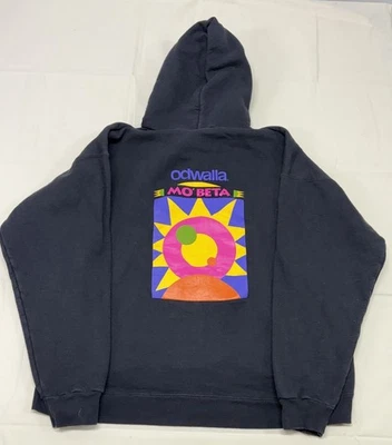 Винтажная мужская толстовка с капюшоном Odwalla Juice большая 90-е Y2K напиток редкая Hanes - Изображение 1 из 4