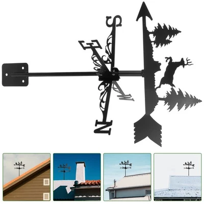 Deer Weather Vane Vain Weathervane Wind Weathervanes - Image 1 of 4