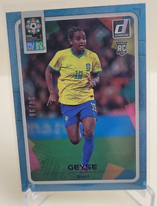 2023 DONRUSS FIFA WOMENS WORLD CUP GEYSE RC #16 BRAZIL BLUE #14/99