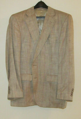 Chaqueta deportiva para hombre de un solo pecho tostado claro: Hardwick Clothes L Foto 1 de 4