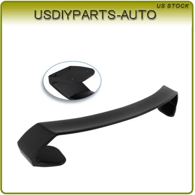 Black Duckbill Trunk Lip Spoiler For 2014-2018 Toyota Yaris Sedan Rear Side ABS - Imagem 1 de 4