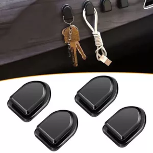 4x/Set Auto Car Interior Accessories Keychain Bag Hooks Organizer Hanger Black - Foto 1 di 12