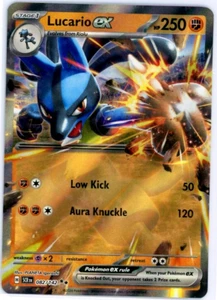 Pokemon TCG Lucario ex 082/142 Sv07: Stellar Crown Double Rare - Bild 1 von 1