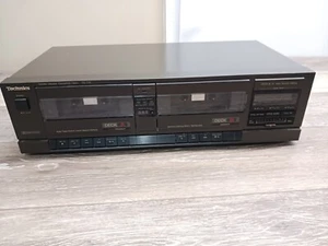 Technics RS-T18 Stereo Double Cassette Deck As Is For Parts Repair - Bild 1 von 11