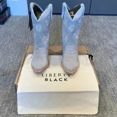 Liberty Black Everest Ice Floral Mid Boots - Image 1 of 4