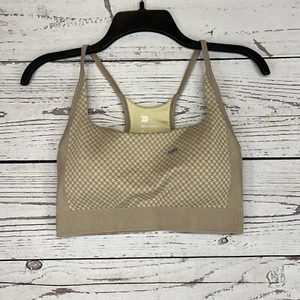 Women’s Seamless Light Support Houndstooth Jacquard Sport Bra - Picture 1 of 5