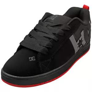 DC Shoes Court Graffiks Sqaure Negro Rojo para Hombre - Imagen 1 de 8