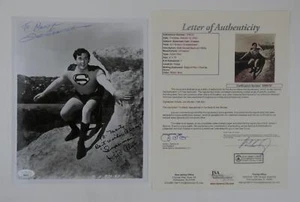 Joe Shuster Kirk Alyn Signed 8x10 Photo Superman Personalized To Marty JSA LOA - Imagen 1 de 5