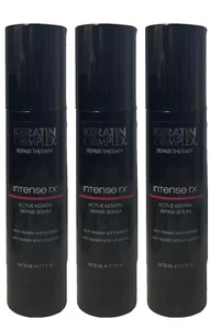 3 Keratin Complex Intense Rx ACTIVE KERATIN REPAIR SERUM 1.7 oz Each NO BOX(912) - Picture 1 of 2