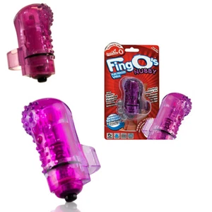 Screaming O FingO Nubby Finger Massager Vibe - Purple - Picture 1 of 2