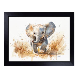 Baby Elephant Vol.2 Lap Tray Cushioned Padded TV Dinner Food Laptop Desk - Picture 1 of 4