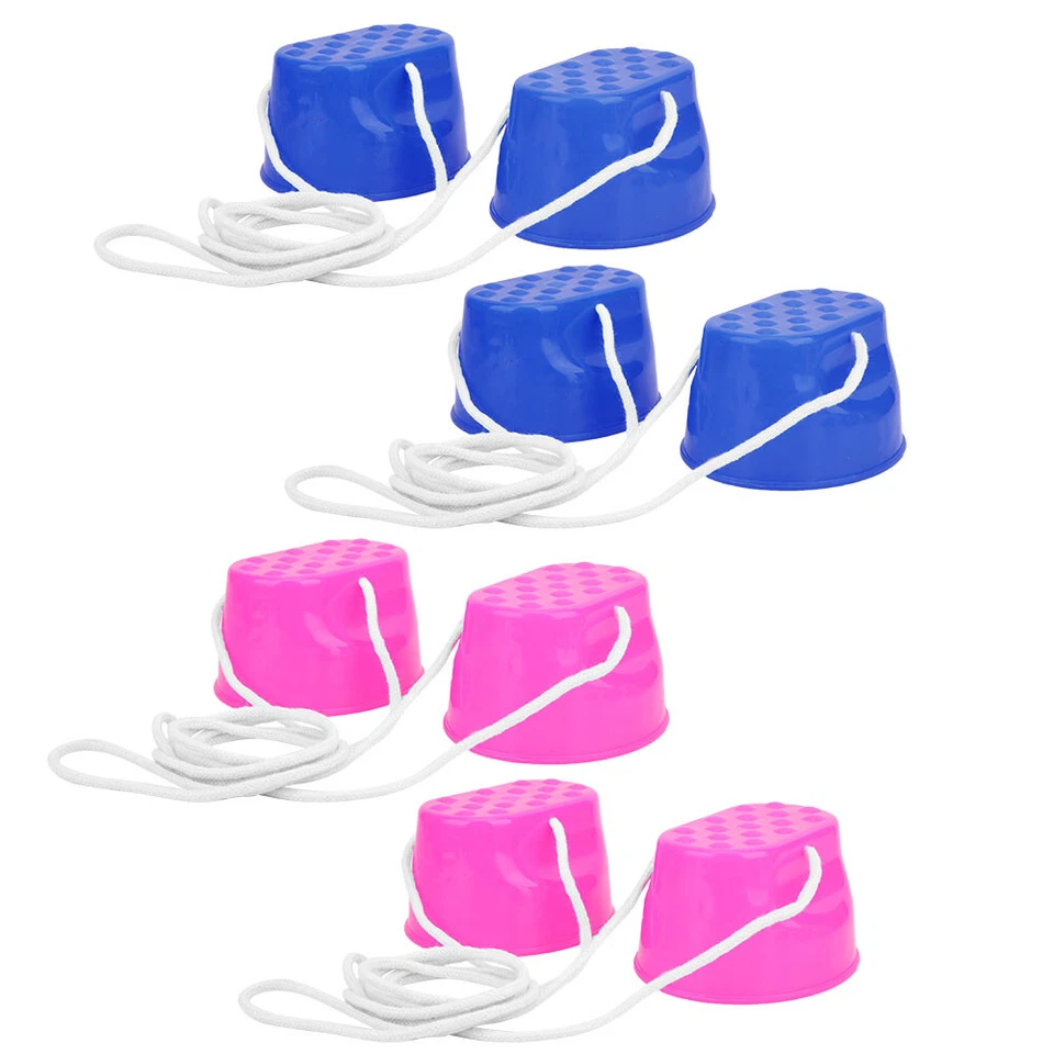 2Pair Children Training Equipment Thicken Walk Stilts Shoes Kid Balancing F ANA - Image 1 of 4