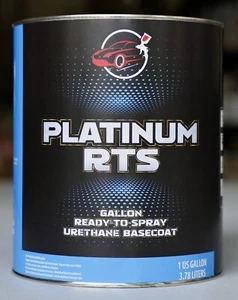 Ebony Black GALLON Ready To Spray Basecoat Automotive Paint Free Shipping!! - Picture 1 of 4