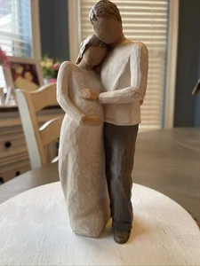 Willow Tree Figurine Home By Susan Lordi 2010 Pregnant New Mom Hand Painted - Picture 1 of 5