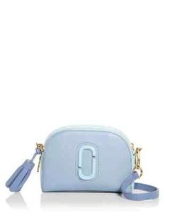 MARC by Marc Jacobs zweifarbige Kamera Schulter-/Umhängetasche Skylineblau - Bild 1 von 5