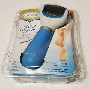 Amope Pedi Perfect Electronic Dry Foot File Blue Regular Coarse - Picture 1 of 3