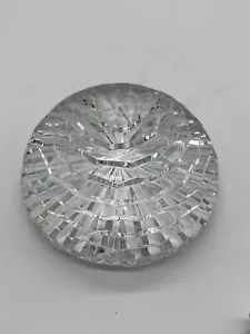 Briefbeschwerer geschliffene Kristallglaskuppel prismatisch - Bild 1 von 10