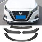 Front Bumper Lip Splitter Spoiler Body Kit Carbon Style For Nissan Maxima Altima Nissan SE-R