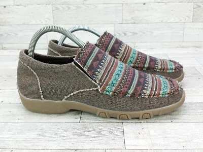 Women's Roper Johnnie Shoe Moccasin Driving Mocs Size 7.5 Western Cruisers Shoes - Image 1 of 4