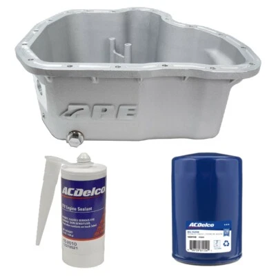PPE Raw Deep Oil Pan With ACDelco Filter & RTV Sealant For 11-16 6.6L Duramax Foto 1 de 4