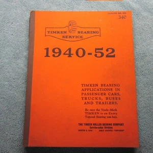 Timken Bearing Catalog No. 252 1940-52 - Picture 1 of 5
