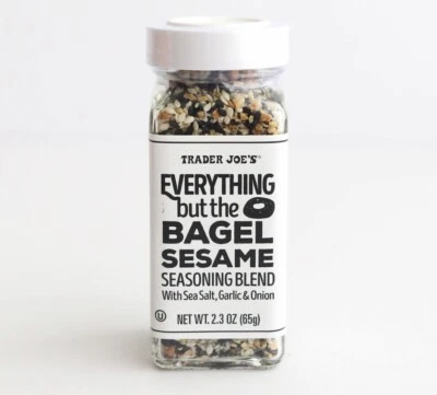 NUEVO Trader Joe's Everything but the Bagel Mezcla de condimentos de sésamo 2,3 OZ - PAQUETE DE 2 Foto 1 de 4