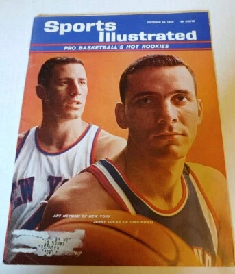 Sports Illustrated October 28, 1963 (Art Heyman & Jerry Lucas) W/ Label - Image 1 of 4