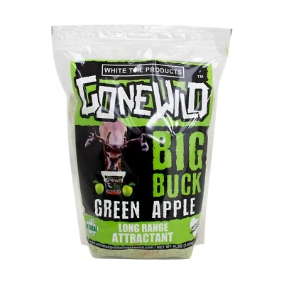 Whitetail Products Gone Wild, atractivo de ciervo en polvo de manzana verde, bolsa de 8 lb, G6138 Foto 1 de 4