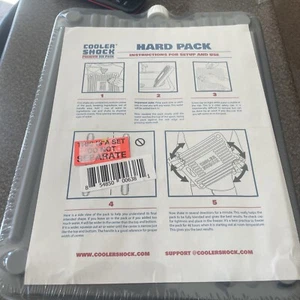 Cooler Shock Ice Packs for Cooler 2 Reusable Long Lasting Cold Freezer Pack New - Picture 1 of 4