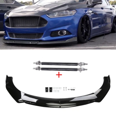 For Ford Focus RS SE ST Front Bumper Lip Part Accessories Splitter Spoiler Body Foto 1 de 4
