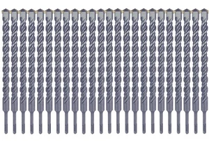 SDS Plus Rotary Hammer Drill Bit Set 7/8"x10" Masonry Concrete Drill Bits-24Pcs - Picture 1 of 7