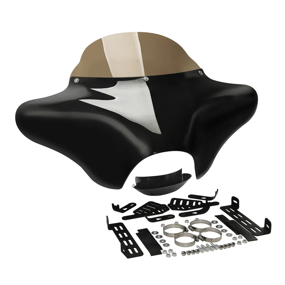 Carenado exterior Batwing + parabrisas apto para Harley Softail Heritage Deluxe FLSTN Foto 1 de 4