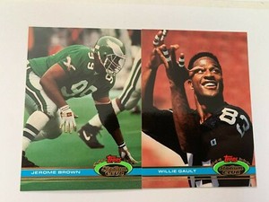 1991 Topps Stadium Club  Football (251 - 500 ) - YOU PICK THE CARD