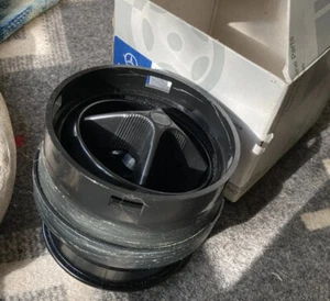 Conducto de ventilación de aire vintage NOS Mercedes W123 300D 280E, 1238300754 centro en blanco - Imagen 1 de 2