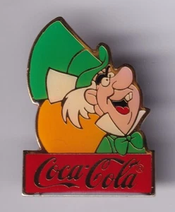 RARE PINS PIN'S .. DISNEY USA COCA COLA COKE MAD HATTER ALICE MERVEILLES ~25 - Imagen 1 de 1