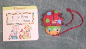 American Girl BITTY BEAR and The Bugs Plus Marienkäfer Nachziehspielzeug EUC - Bild 1 von 5