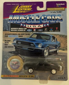1996 Johnny Lightning Muscle Cars USA Dark Green 1968 Dodge Charger - Picture 1 of 6