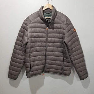 Chaqueta Save The Duck Para Hombre XL Gris Ultraligera Puffer Plumtech Acolchada Libre de Animales - Imagen 1 de 13