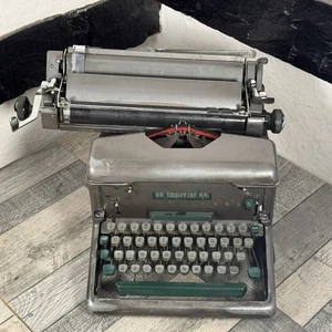 Imperial 66 Vintage Schreibmaschine Mid Century 50er Jahre BITTE LESEN Prop Handbuch - Bild 1 von 17
