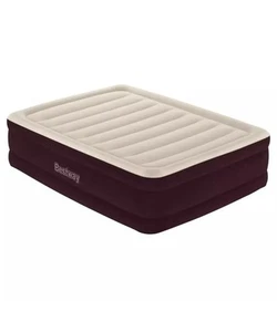 Colchón de aire Bestway granate 20" altura Queen, bomba incorporada (80x60)-envío gratuito - Imagen 1 de 7