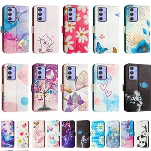 Painted 18-picture Wallet Case Phone Case Cover for Samsung A15 A14 A05S A12 A13 - Picture 1 of 29