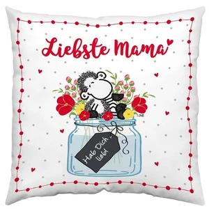 Sheepworld Kissen Liebste MAMA Dekokissen Schmusekissen Baumwollkissen - Bild 1 von 2